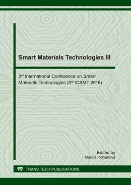 Abbildung von Polyakova | Smart Materials Technologies III | 1. Auflage | 2018 | beck-shop.de