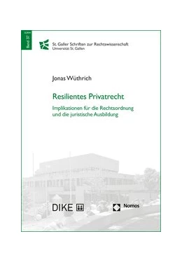 Abbildung von Wüthrich | Resilientes Privatrecht | 1. Auflage | 2018 | Band 37 | beck-shop.de