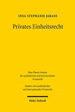 Abbildung von Jarass | Privates Einheitsrecht | 1. Auflage | 2019 | 414 | beck-shop.de