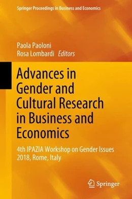 Abbildung von Paoloni / Lombardi | Advances in Gender and Cultural Research in Business and Economics | 1. Auflage | 2018 | beck-shop.de