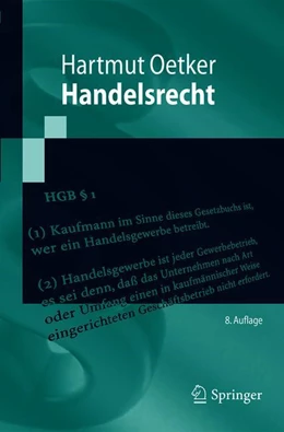 Abbildung von Oetker | Handelsrecht | 8. Auflage | 2019 | beck-shop.de