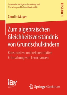 Abbildung von Mayer | Zum algebraischen Gleichheitsverständnis von Grundschulkindern | 1. Auflage | 2018 | beck-shop.de