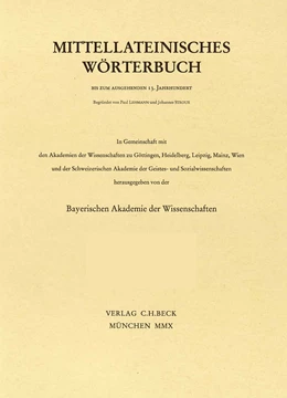 Abbildung von Mittellateinisches Wörterbuch 49. Lieferung (instupefactibilis - intrepidus) | 1. Auflage | 2019 | beck-shop.de