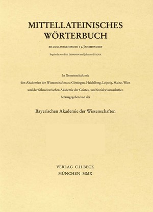 Cover: , Mittellateinisches Wörterbuch  49. Lieferung (instupefactibilis - intrepidus)