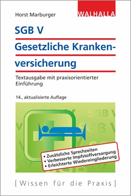 Abbildung von Marburger | SGB V - Gesetzliche Krankenversicherung | 14. Auflage | 2019 | beck-shop.de