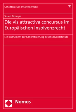 Abbildung von Grompe | Die vis attractiva concursus im Europäischen Insolvenzrecht | 1. Auflage | 2018 | 71 | beck-shop.de