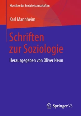 Abbildung von Neun / Mannheim | Schriften zur Soziologie | 1. Auflage | 2018 | beck-shop.de