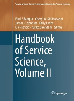Abbildung von Maglio / Kieliszewski | Handbook of Service Science, Volume II | 1. Auflage | 2018 | beck-shop.de