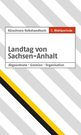 Abbildung von Holzapfel | Landtag von Sachsen-Anhalt. 7. Wahlperiode | 2. Auflage | 2018 | beck-shop.de