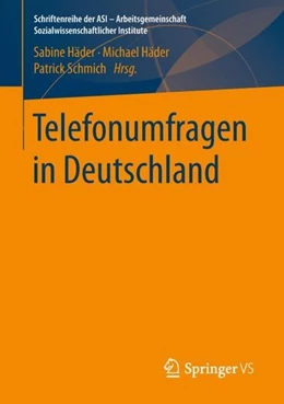 Abbildung von Häder / Schmich | Telefonumfragen in Deutschland | 1. Auflage | 2018 | beck-shop.de