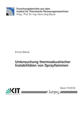 Abbildung von Bärow | Untersuchung thermoakustischer Instabilitäten von Sprayflammen | 1. Auflage | 2018 | 72 | beck-shop.de