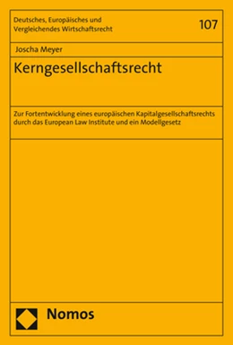 Abbildung von Meyer | Kerngesellschaftsrecht | 1. Auflage | 2018 | 107 | beck-shop.de