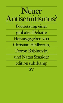 Abbildung von Rabinovici / Sznaider | Neuer Antisemitismus? | 1. Auflage | 2019 | beck-shop.de