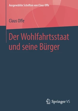 Abbildung von Offe | Der Wohlfahrtsstaat und seine Bürger | 1. Auflage | 2018 | beck-shop.de