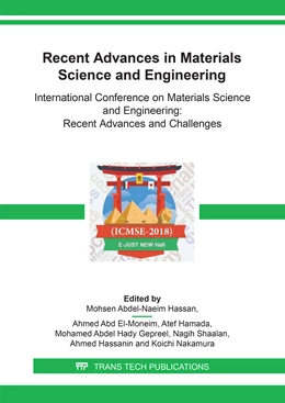 Abbildung von Hassan / Moneim | Recent Advances in Materials Science and Engineering | 1. Auflage | 2018 | beck-shop.de