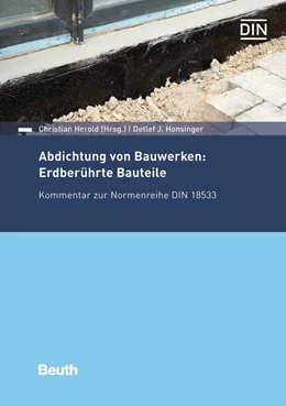 Abbildung von Honsinger | Abdichtung von Bauwerken: Erdberührte Bauteile | 1. Auflage | 2019 | beck-shop.de