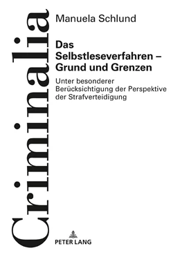 Abbildung von Schlund | Das Selbstleseverfahren ¿ Grund und Grenzen | 1. Auflage | 2018 | beck-shop.de