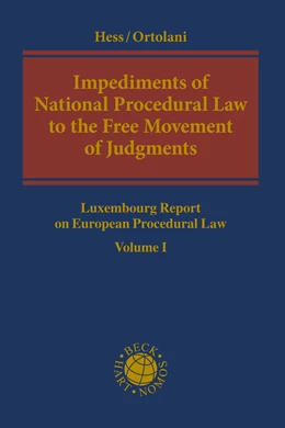Abbildung von Hess / Law | Luxembourg Report on European Procedural Law, Volume II: Implementing EU Consumer Rights by National Procedural Law | 1. Auflage | 2019 | beck-shop.de