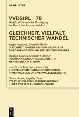 Abbildung von Sacksofsky | Gleichheit, Vielfalt, technischer Wandel | 1. Auflage | 2019 | 78 | beck-shop.de