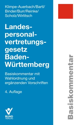 Abbildung von Klimpe-Auerbach / Bartl | Landespersonalvertretungsgesetz Baden-Württemberg | 4. Auflage | 2019 | beck-shop.de