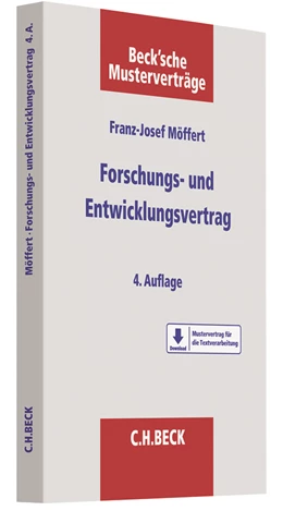 Abbildung von Möffert | Forschungs- und Entwicklungsvertrag | 4. Auflage | 2019 | beck-shop.de