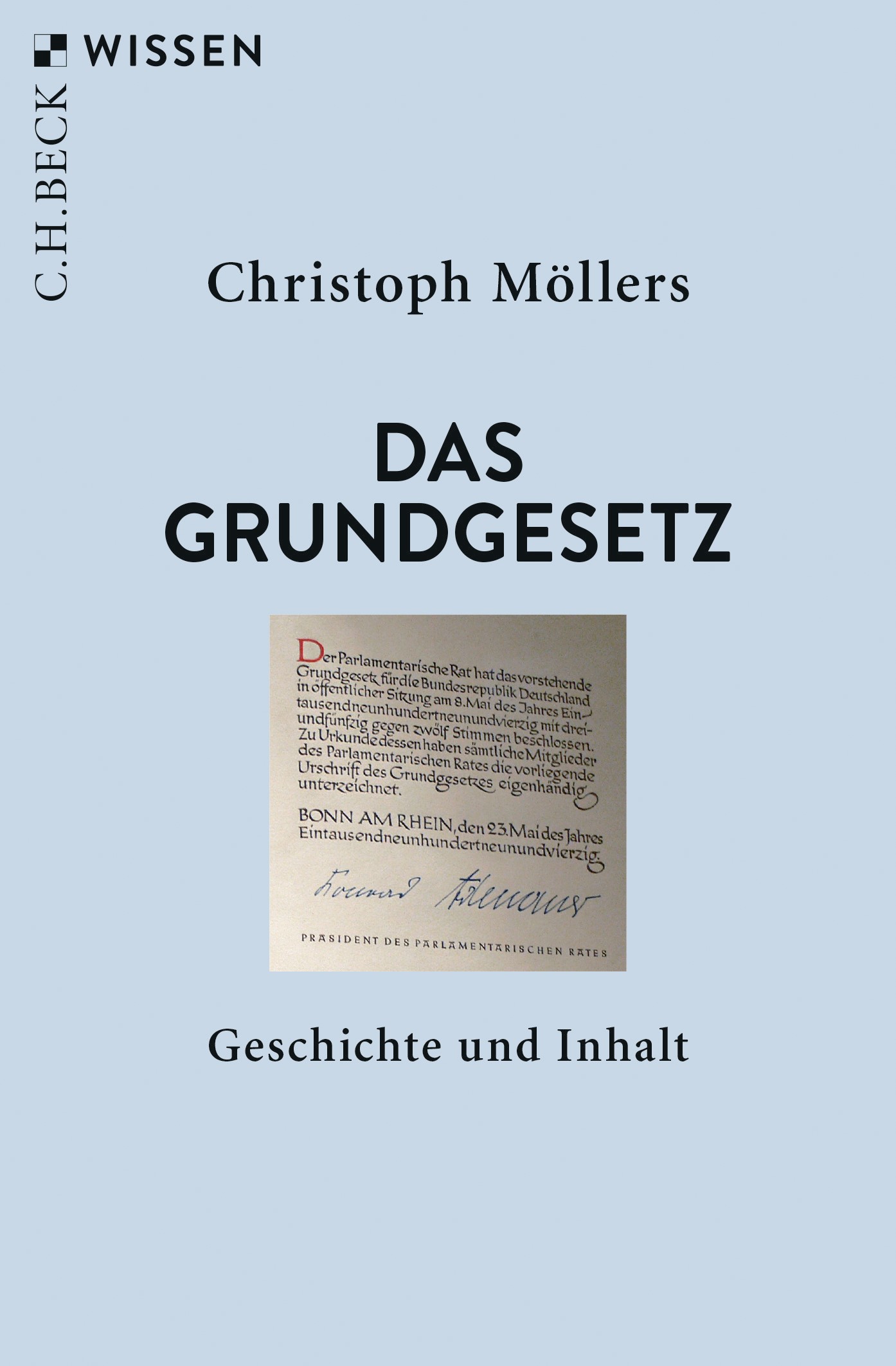 Cover: Möllers, Christoph, Das Grundgesetz