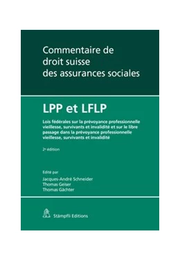 Abbildung von Schneider / Geiser | LPP et LFLP | 2. Auflage | 2020 | beck-shop.de