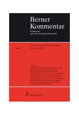 Abbildung von Cipriano / Berger-Steiner | Schweizerische Zivilprozessordnung (Art. 1-352) | 1. Auflage | 2012 | beck-shop.de