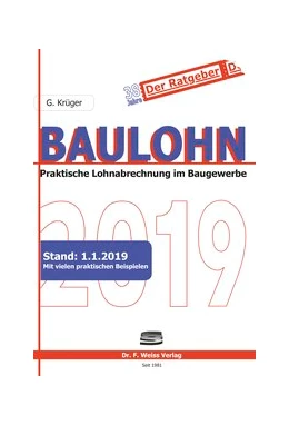 Abbildung von Krüger | Baulohn 2019 | 1. Auflage | 2019 | beck-shop.de