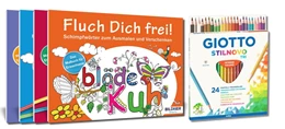 Abbildung von Mein freches Malbuch-Set: 4 Malbücher mit 24 hochwertigen Farbstiften | 1. Auflage | 2018 | beck-shop.de