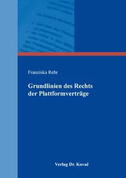 Abbildung von Rehr | Grundlinien des Rechts der Plattformverträge | 1. Auflage | 2019 | 113 | beck-shop.de