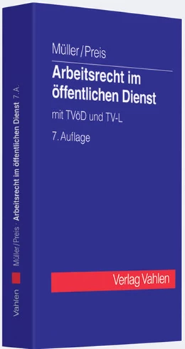 Abbildung von Müller / Preis | Arbeitsrecht im öffentlichen Dienst | 7. Auflage | 2009 | beck-shop.de