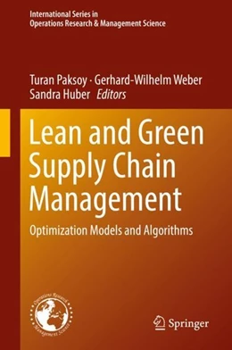 Abbildung von Paksoy / Weber | Lean and Green Supply Chain Management | 1. Auflage | 2018 | beck-shop.de