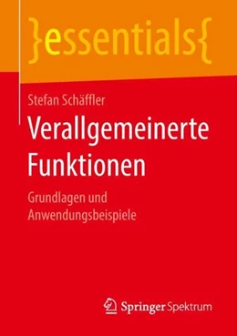 Abbildung von Schäffler | Verallgemeinerte Funktionen | 1. Auflage | 2018 | beck-shop.de
