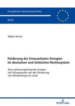 Abbildung von Sincar | Förderung der Erneuerbaren Energien im deutschen und türkischen Rechtssystem | 1. Auflage | 2018 | beck-shop.de