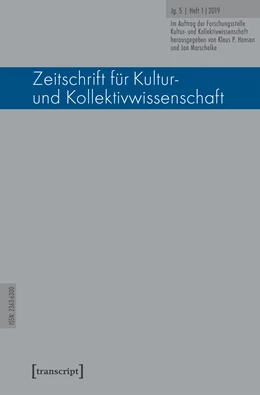 Abbildung von Hansen / Marschelke | Zeitschrift für Kultur- und Kollektivwissenschaft | 1. Auflage | 2019 | beck-shop.de
