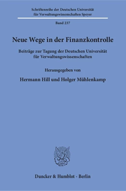 Abbildung von Hill / Mühlenkamp | Neue Wege in der Finanzkontrolle | 1. Auflage | 2019 | beck-shop.de