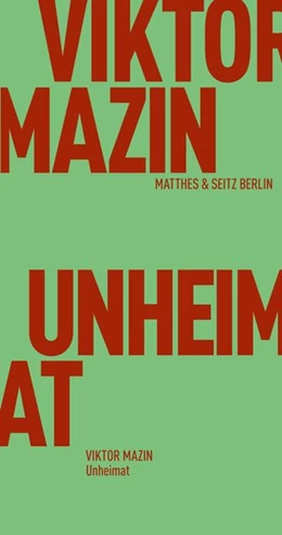 Abbildung von Mazin / Velminski | Unheimat | 1. Auflage | 2020 | beck-shop.de