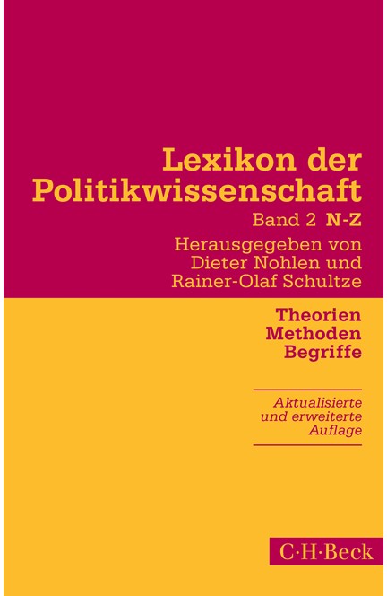 Cover: , Lexikon der Politikwissenschaft Bd. 2: N-Z