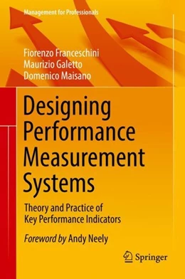 Abbildung von Franceschini / Galetto | Designing Performance Measurement Systems | 1. Auflage | 2018 | beck-shop.de