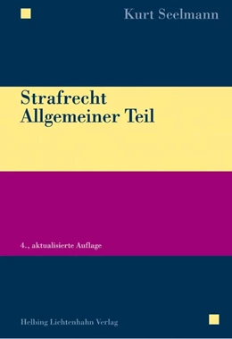 Abbildung von Seelmann | Strafrecht Allgemeiner Teil | 4. Auflage | 2009 | beck-shop.de