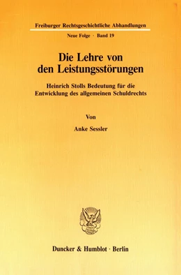 Abbildung von Sessler | Die Lehre von den Leistungsstörungen. | 1. Auflage | 1995 | 19 | beck-shop.de
