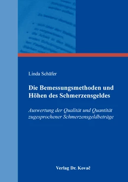 Abbildung von Schäfer | Die Bemessungsmethoden und Höhen des Schmerzensgeldes | 1. Auflage | 2019 | 52 | beck-shop.de