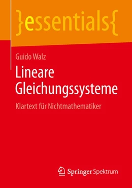 Abbildung von Walz | Lineare Gleichungssysteme | 1. Auflage | 2018 | beck-shop.de