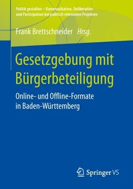 Abbildung von Brettschneider | Gesetzgebung mit Bürgerbeteiligung | 1. Auflage | 2018 | beck-shop.de