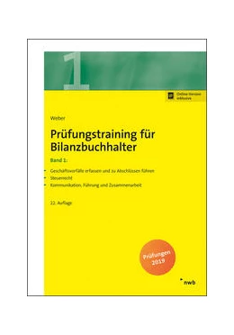 Abbildung von Weber | Prüfungstraining für Bilanzbuchhalter, Band 1 | 22. Auflage | 2019 | beck-shop.de