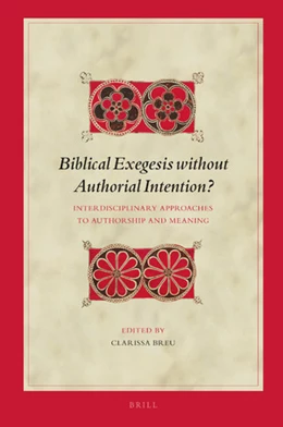 Abbildung von Biblical Exegesis without Authorial Intention? | 1. Auflage | 2019 | 172 | beck-shop.de