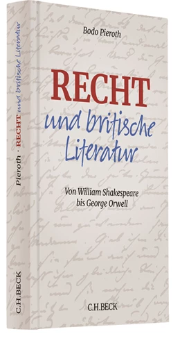 Abbildung von Pieroth | Recht und britische Literatur | 1. Auflage | 2019 | beck-shop.de