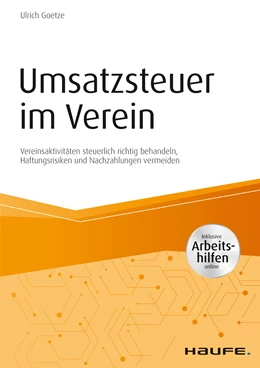 Abbildung von Goetze | Umsatzsteuer im Verein - inkl. Arbeitshilfen online | 1. Auflage | 2019 | beck-shop.de