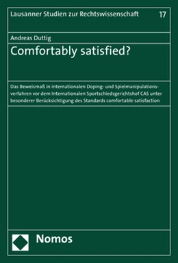 Abbildung von Duttig | Comfortably satisfied? | 1. Auflage | 2019 | 17 | beck-shop.de